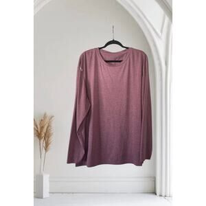 Reebok Mens Poly Tee Work out Gym Long Sleeve Sport T-shirt 2 X Large